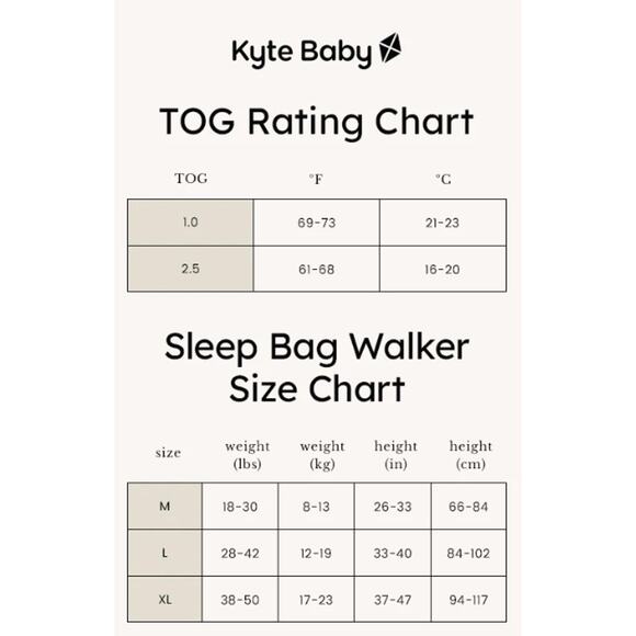 Kyte BABY Bamboo Sleep Bag Walker Green Pine XL - Picture 10 of 10